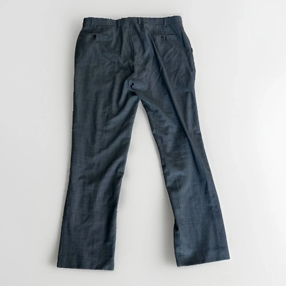 Lauren Ralph Lauren 38x34 Classic Fit Sharkskin Wool Dress Pants